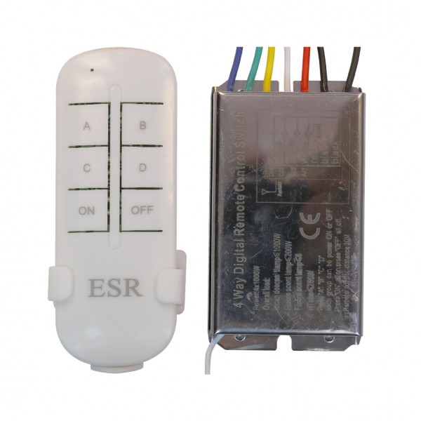 ریموت چهار کانال فلزی DLC